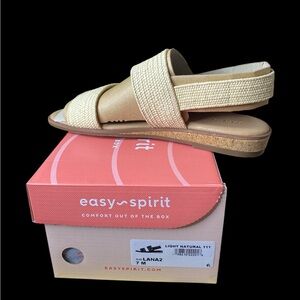 Easy Spirit Women's Light Natural Sandals
